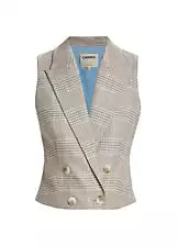 L'Agence Fable Dbl Breasted Vest