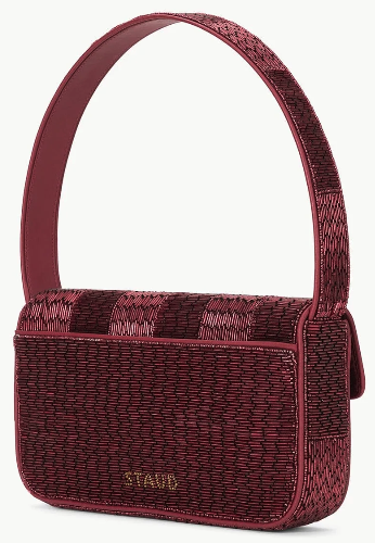 Staud Tommy Beaded Bag Pinot