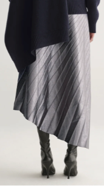 ALC Tracy Skirt Slate Metallic