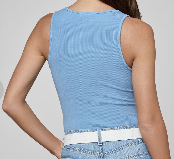 L'Agence Adira Scoop Nk Tank Allure Blue