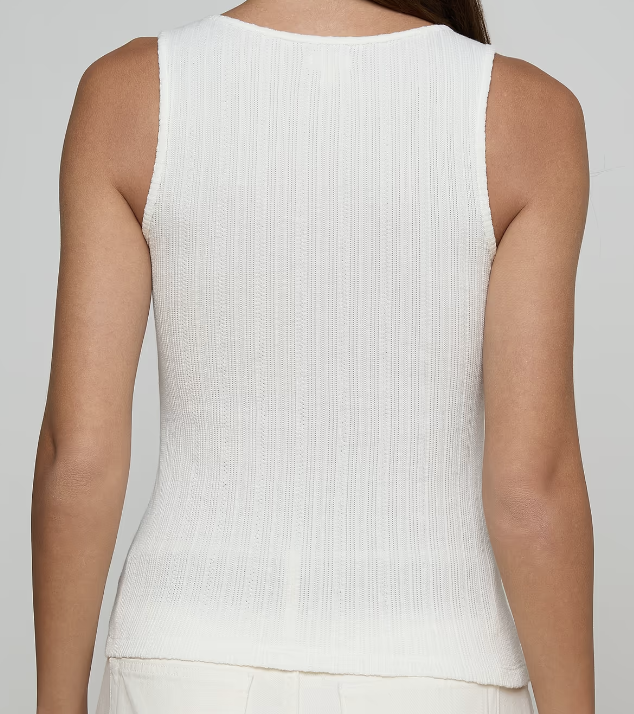 L'Agence Adira Scoop Nk Tank Antique White