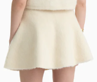 Dodiee Alpaca Wool Mini Circular Skirt