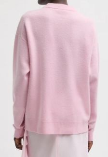 Tibi Boiled Wool Crewneck Easy Pullover