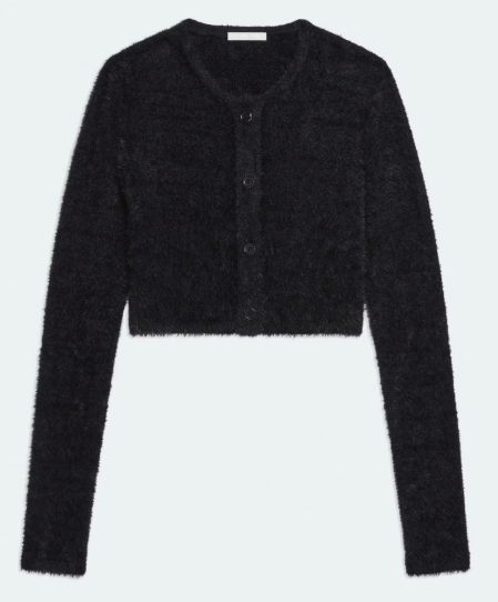 Helmut Lang Cropped Cardi.Eyelas