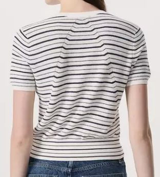 Rag & Bone Dina Stripe SS Cardigan
