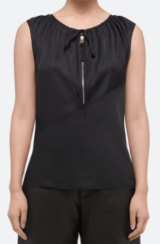 Helmut Lang Drawstring Sleeveless Top