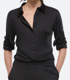 Helmut Lang Fluid Slim Shirt.Liq