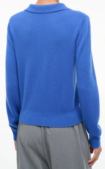 Staud Gemma Cashmere Sweater Sapphire