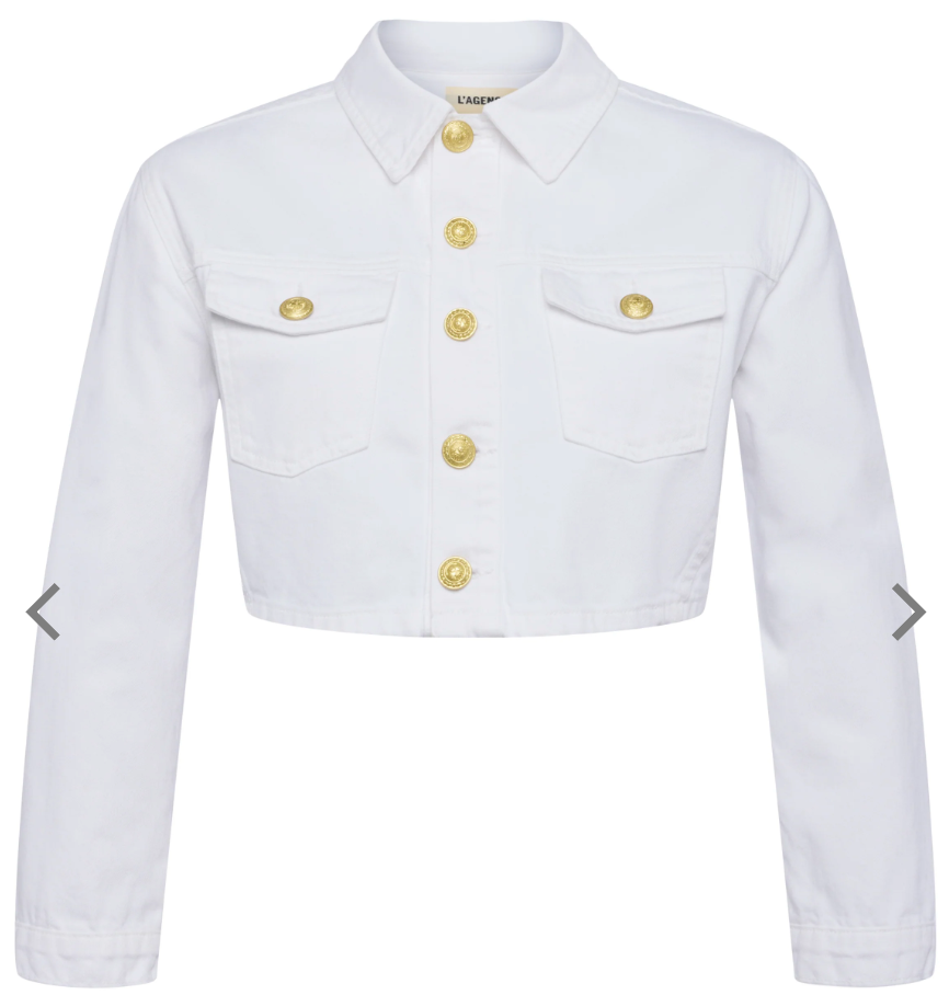 L'Agence Genevie Crop Jacket