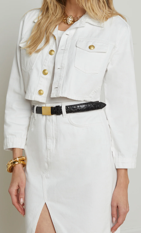 L'Agence Genevie Crop Jacket