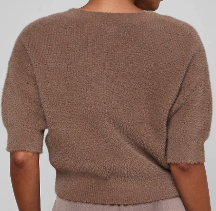 L'Agence Guinevere SS Crop Crew Cardamom