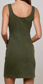 L'Agence Jaxyn Corset Zip Dress