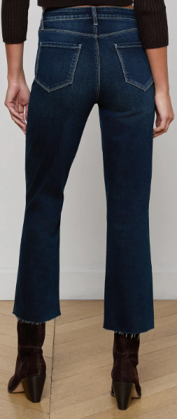 L'Agence Kendra H/R Crop Flare Bolton