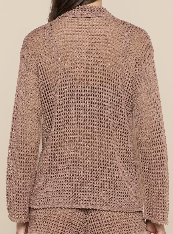 L'Agence Mariana Pointelle Knit Sht