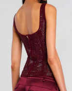 retrofete Marzia Embellished top