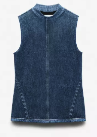 Rag & Bone Miramar S/L Mesh Mock Neck