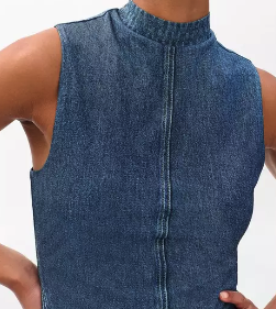 Rag & Bone Miramar S/L Mesh Mock Neck