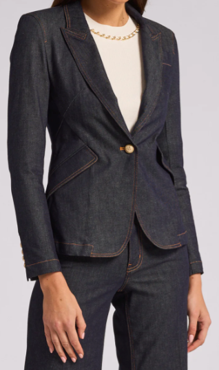 Generation Love Ollie Sheen Denim Blazer