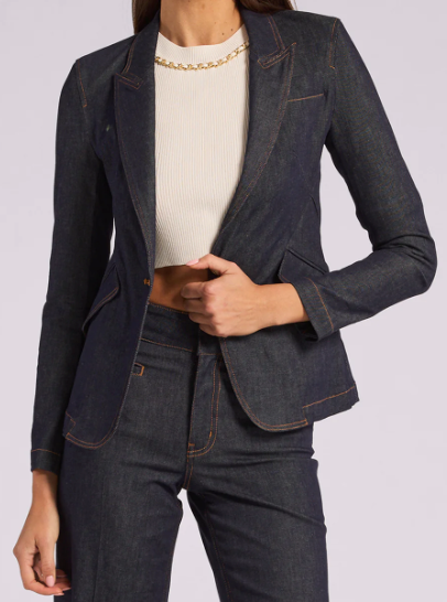 Generation Love Ollie Sheen Denim Blazer