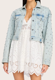 Generation Love Toddie Crystal Denim Jacket