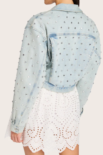 Generation Love Toddie Crystal Denim Jacket
