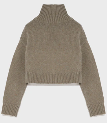 Yves Salomon Zip Neck Sweater