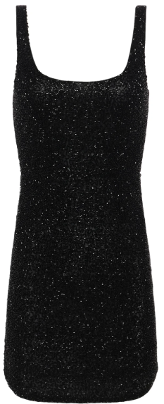 L'Agence Inori Beaded Mini Dress