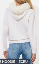 Alice + Olivia Oscar Hoodie W Faux Fur Trim