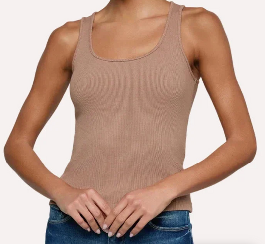 L'Agence Adira Scoop Nk Tank Hazelnut