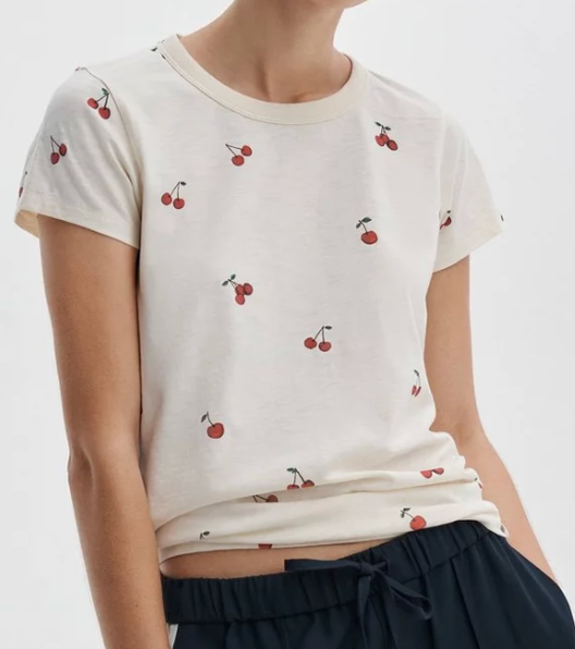 Rag & Bone All Over Cherry Tee