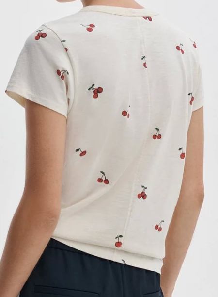 Rag & Bone All Over Cherry Tee