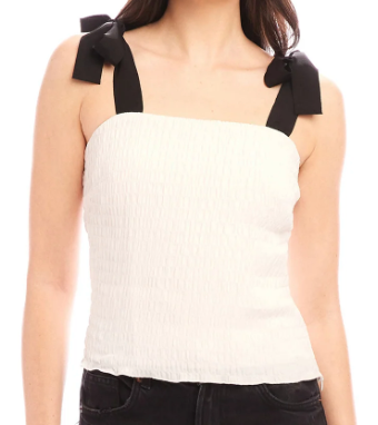 Fifteen Twenty Annie Ribbon Tie Top