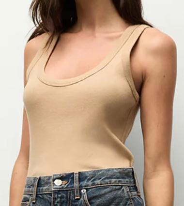 Veronica Beard Birke Tank Khaki