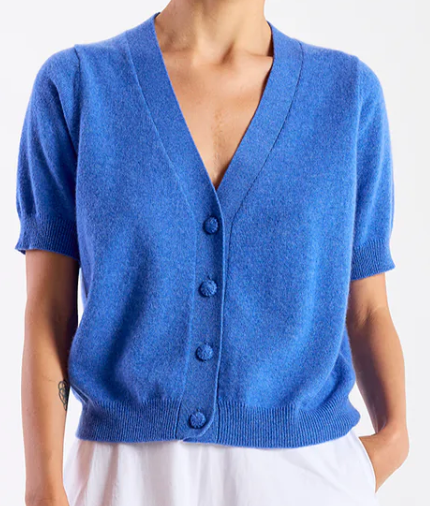 Brodie Button Up Short Sleeve Cardi
