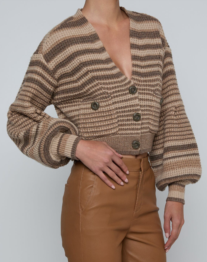 L'Agence Christabel Stripe Cardi