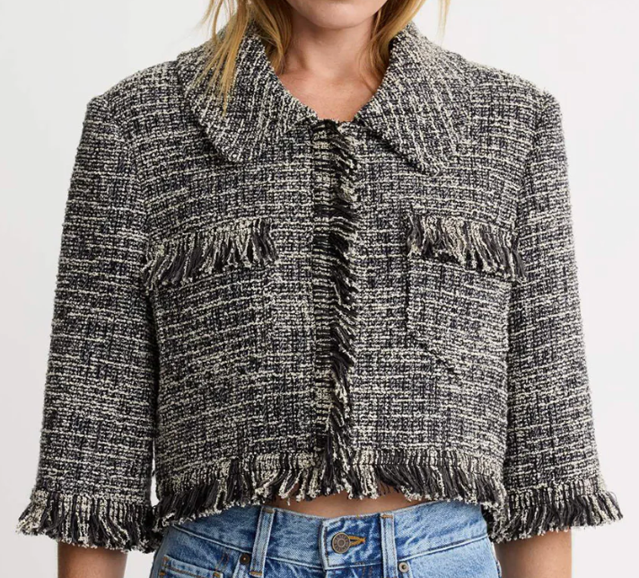 Smythe Cropped Sleeve Mini Jacket