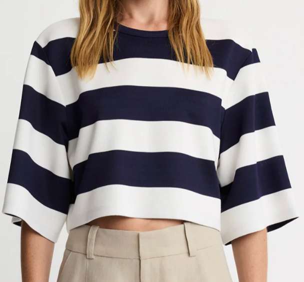 Smythe Cropped Swing Tee