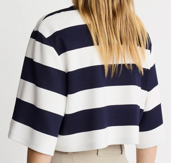 Smythe Cropped Swing Tee