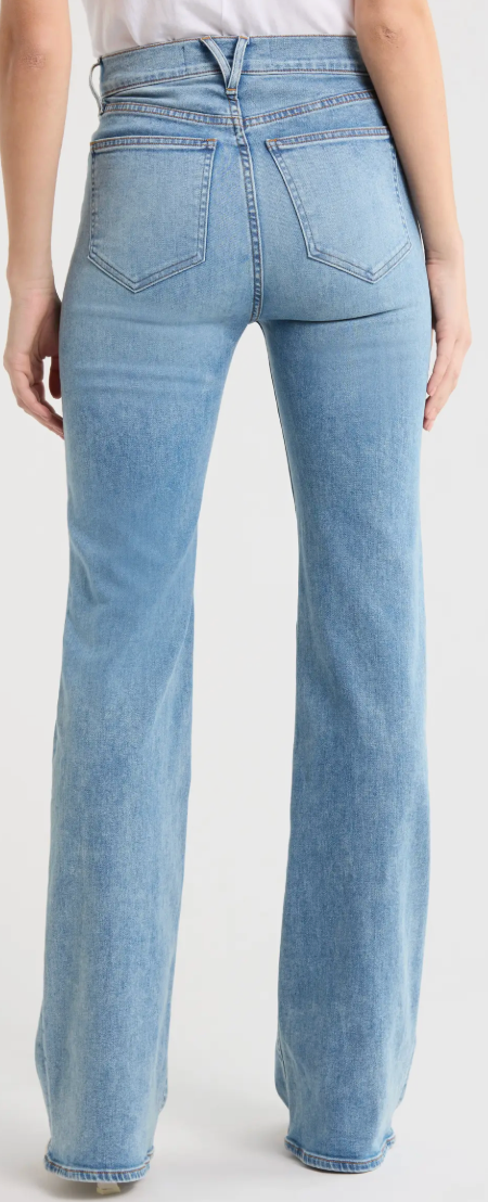 Veronica Beard Crosbie High Rise Wide Leg Rebel Stone