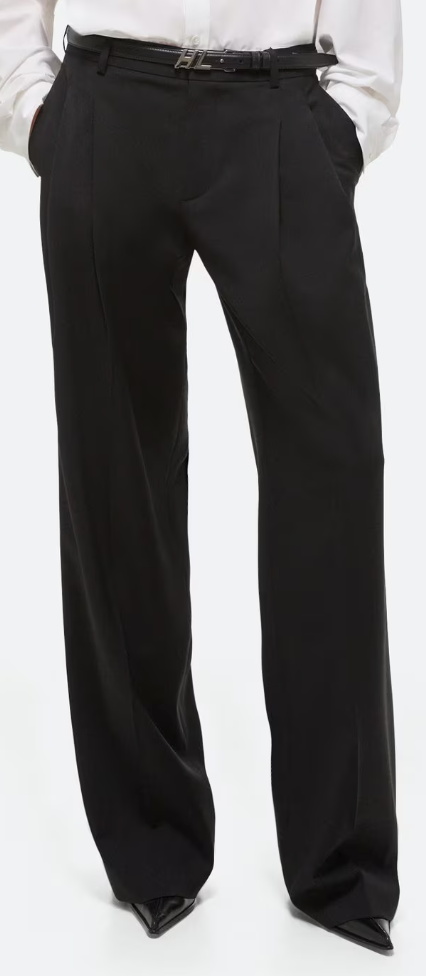 Helmut Lang Dbl Pleated Pant.Woo