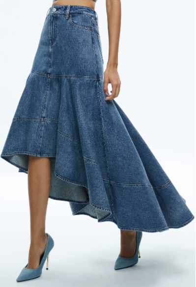 Alice + Olivia Donella High Low Skirt