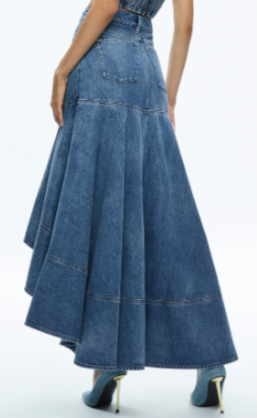 Alice + Olivia Donella High Low Skirt