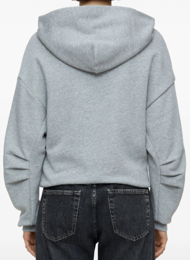 Closed Folded Hem Hoodie