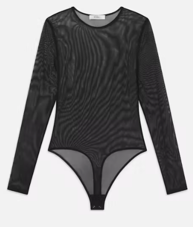 Frame Stretch Mesh Bodysuit