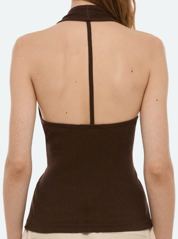Helmut Lang Halter Strap Tnk.4x4