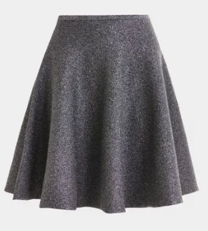 Essentiel Antwerp Icing Knit Flared Skirt