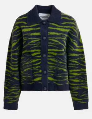 Essentiel Antwerp Iger Zebra Knitted Jacket