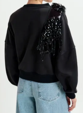Essentiel Antwerp Ijoux Embroidered Sweatshirt