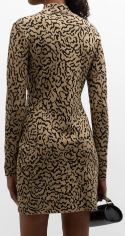 Frame Jacquard Sweater Dress