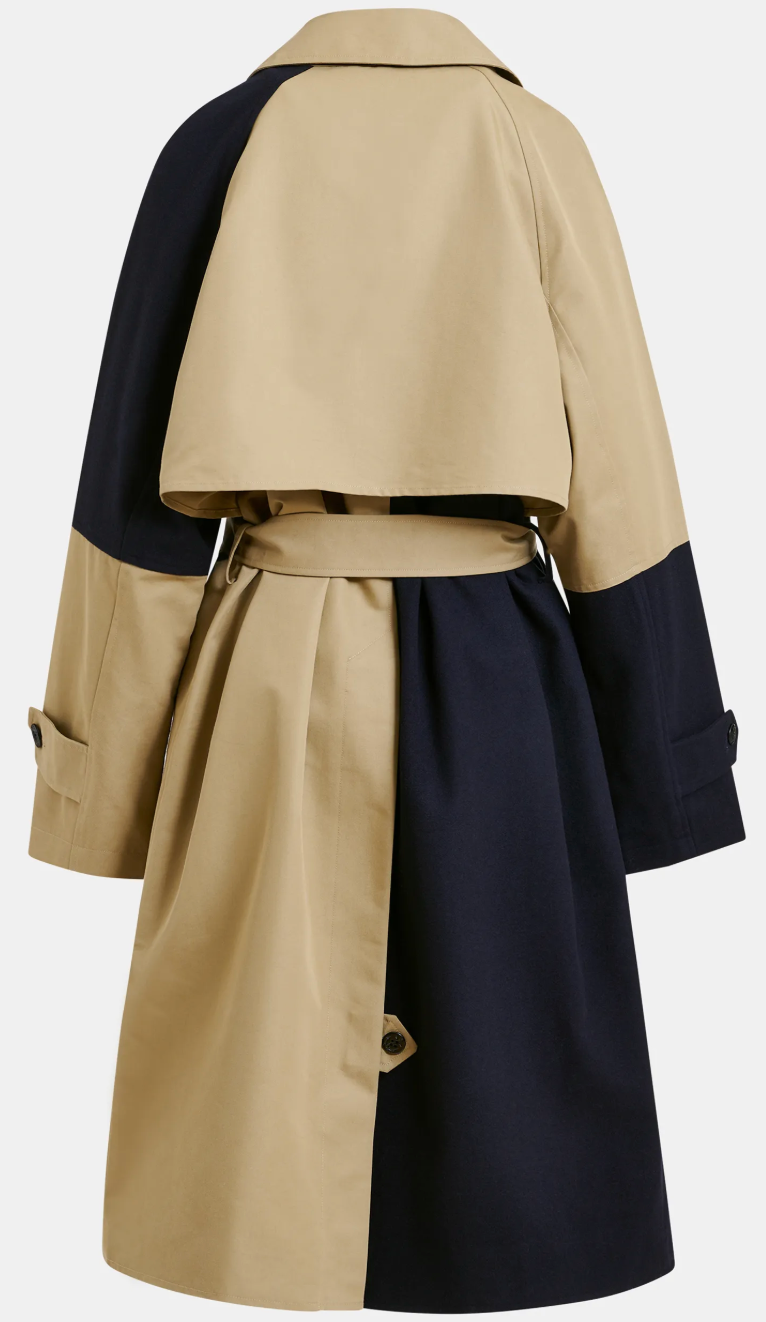 Essentiel Antwerp Just Patchwork Trenchcoat